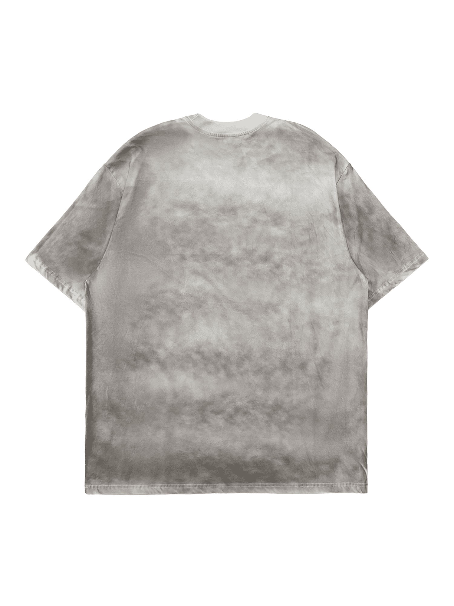 DISTRESSED GRAPHIC T-SHIRT WITH RETRO LETTER PRINT DESIGN