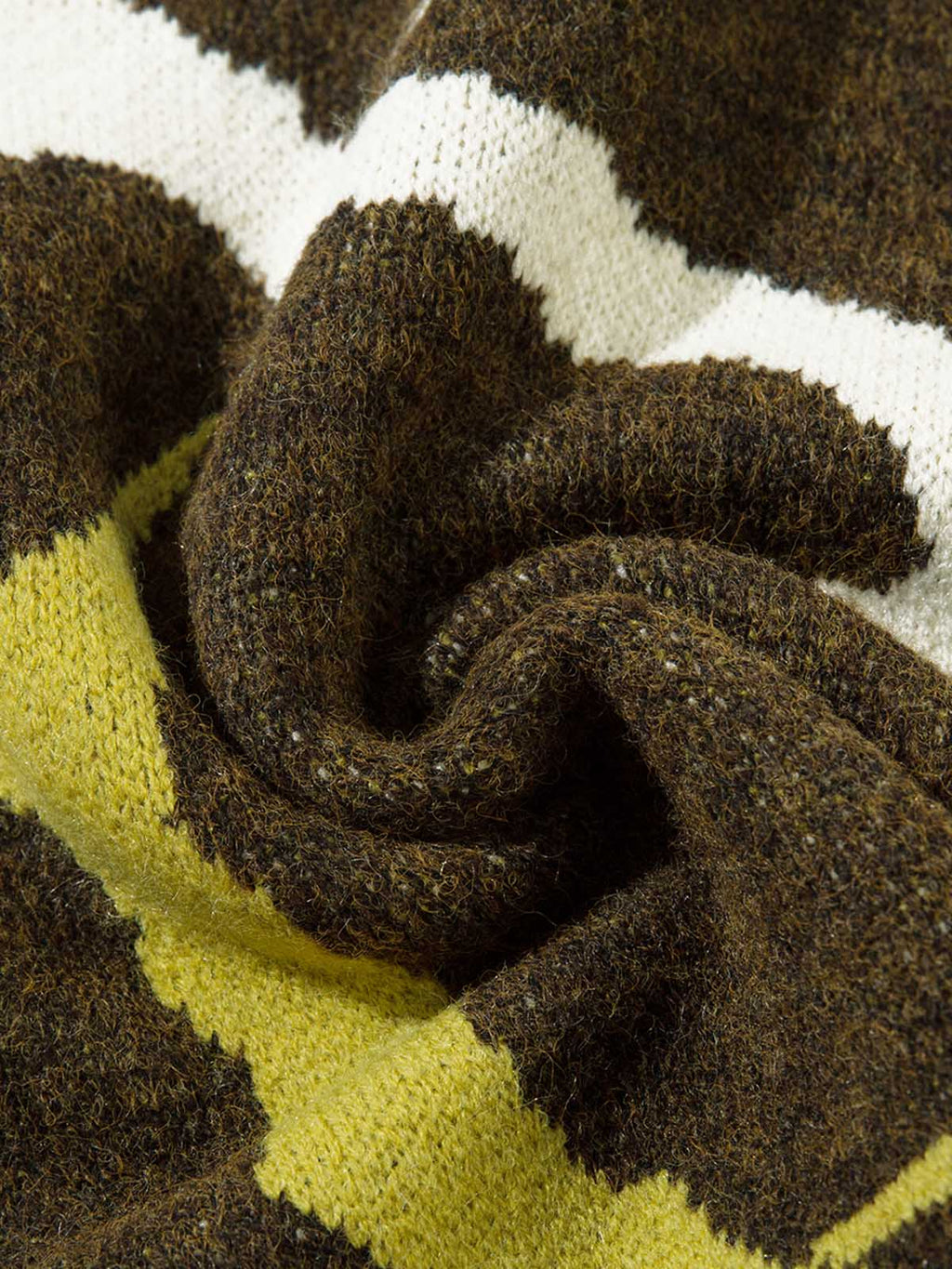 DISTRESSED GRAY SWEATER WITH THORN PATTERN - THORN DESTROYED SWEATER