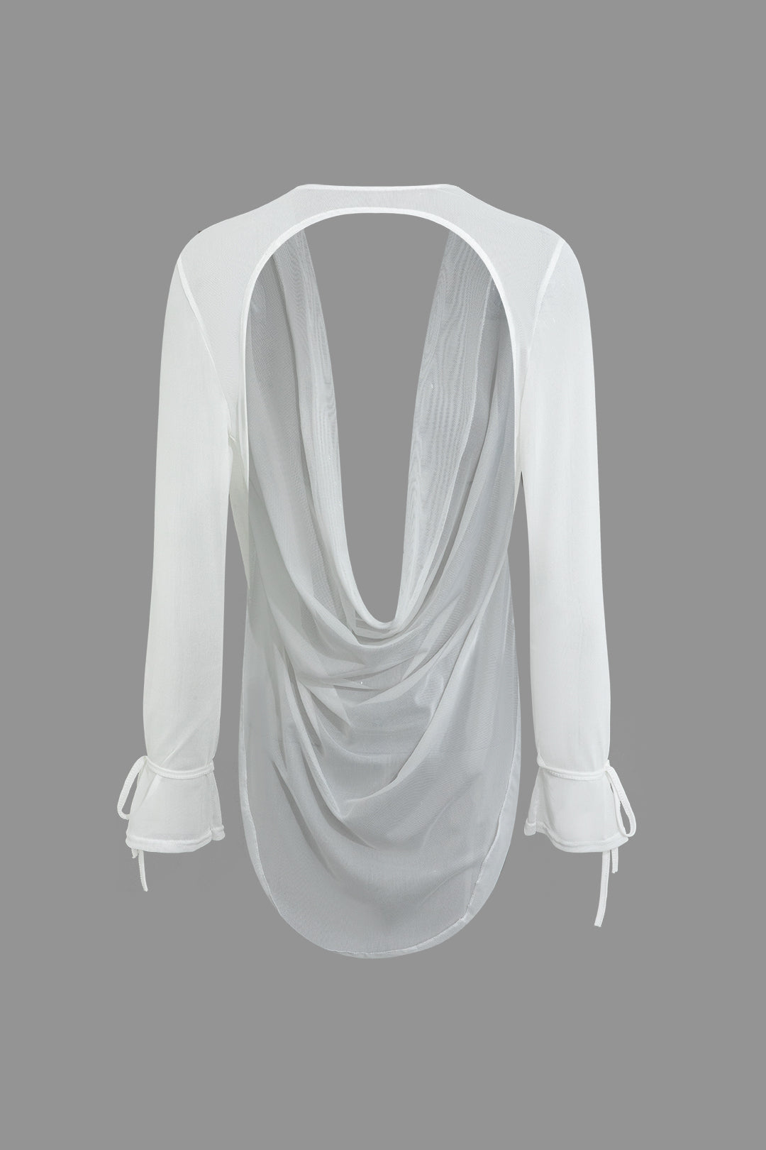 DRAPED TOP AND RUCHED SKIRT SET FOR SPECIAL OCCASION