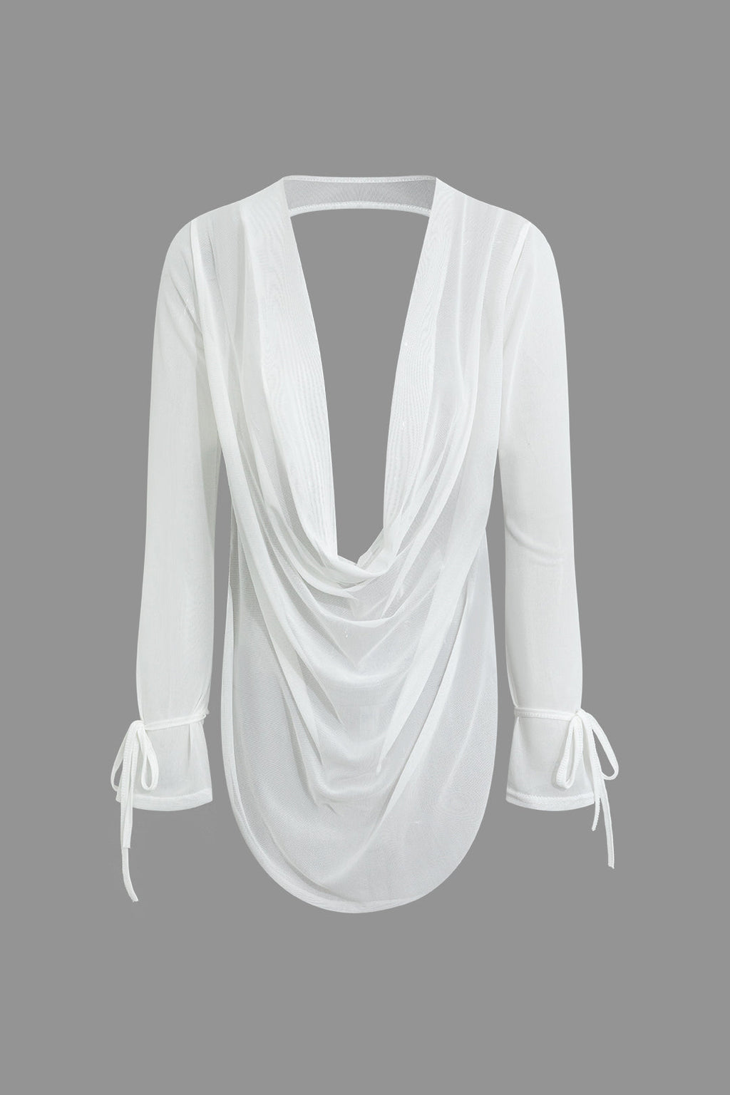 DRAPED TOP AND RUCHED SKIRT SET FOR SPECIAL OCCASION