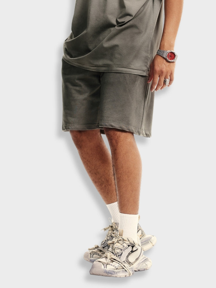 DRAWSTRING SHORTS IN OLIVE GREEN FOR PERFECT FIT AND ALL-DAY WEAR