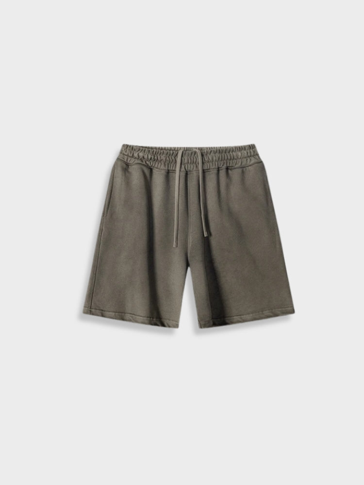 DRAWSTRING SHORTS IN OLIVE GREEN FOR PERFECT FIT AND ALL-DAY WEAR