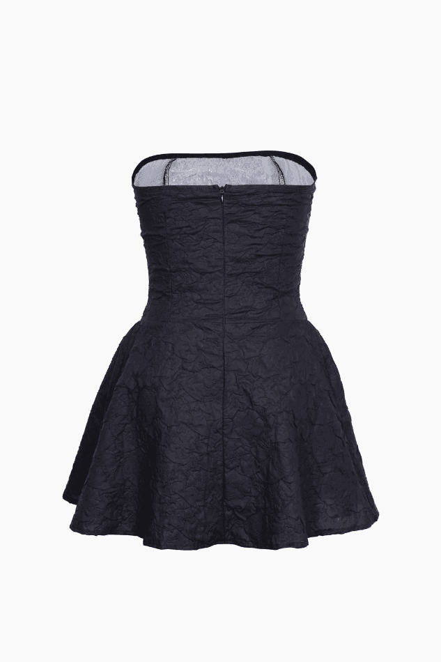 ELEGANT BLACK MINI DRESS - BLACK FORMAL DRESS FOR SPECIAL OCCASIONS