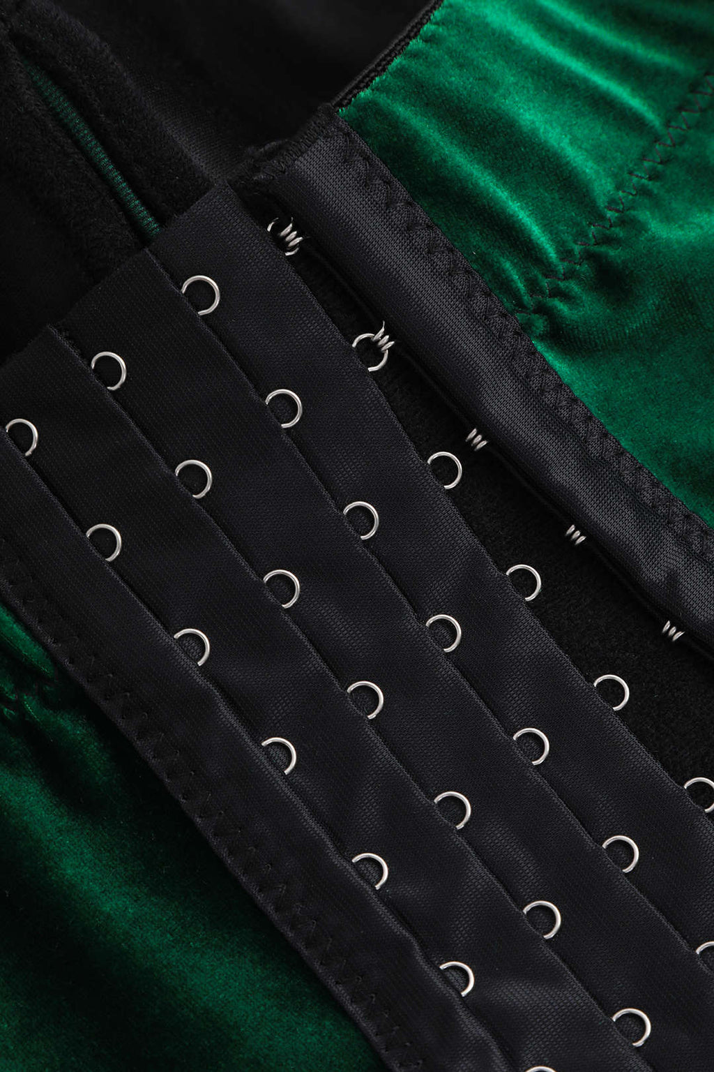 EMERALD GREEN VELVET BUSTIER TOP FOR SPECIAL OCCASIONS WITH STRETCHY COMFORT