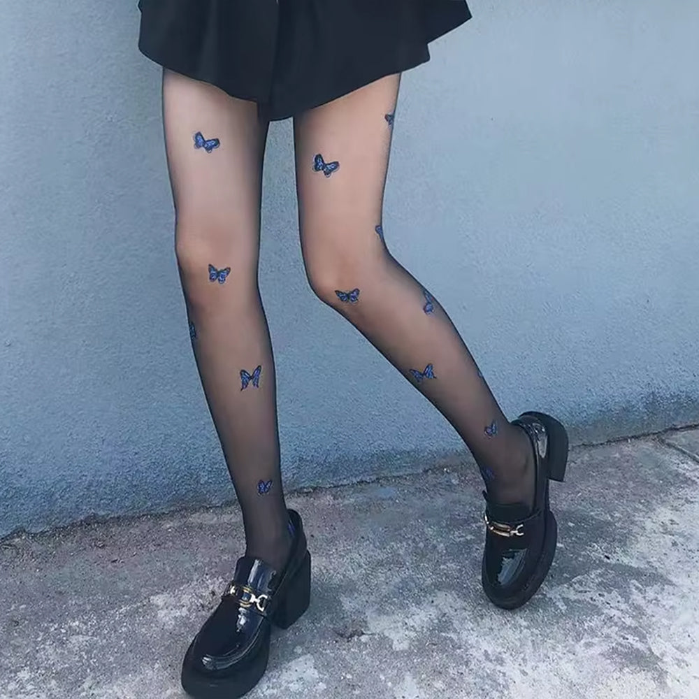 ENCHANTED BUTTERFLY AESTHETIC TIGHTS