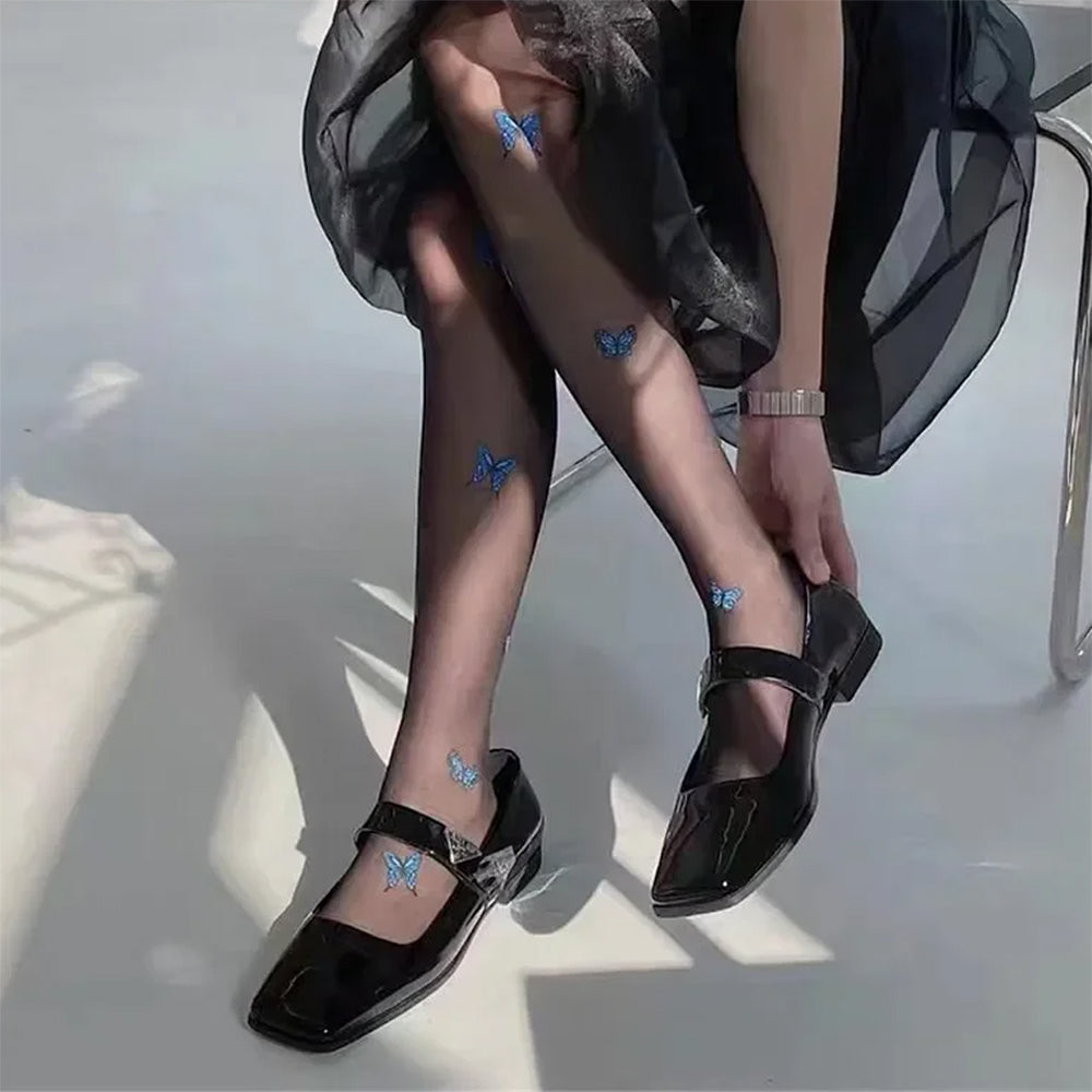 ENCHANTED BUTTERFLY AESTHETIC TIGHTS