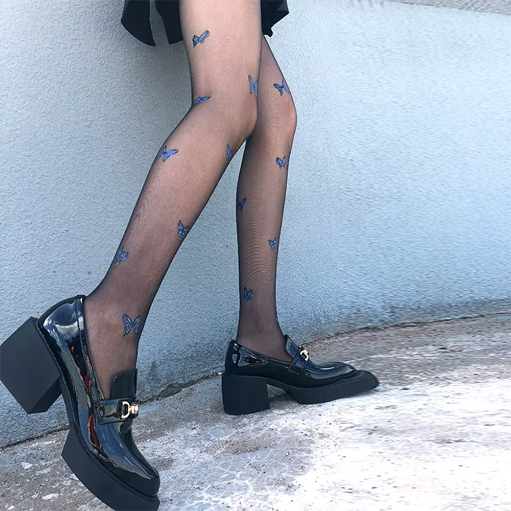 ENCHANTED BUTTERFLY AESTHETIC TIGHTS