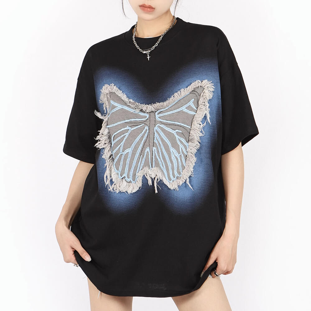 ENCHANTED BUTTERFLY OVERSIZED TEE BUTTERFLY OVERSIZED