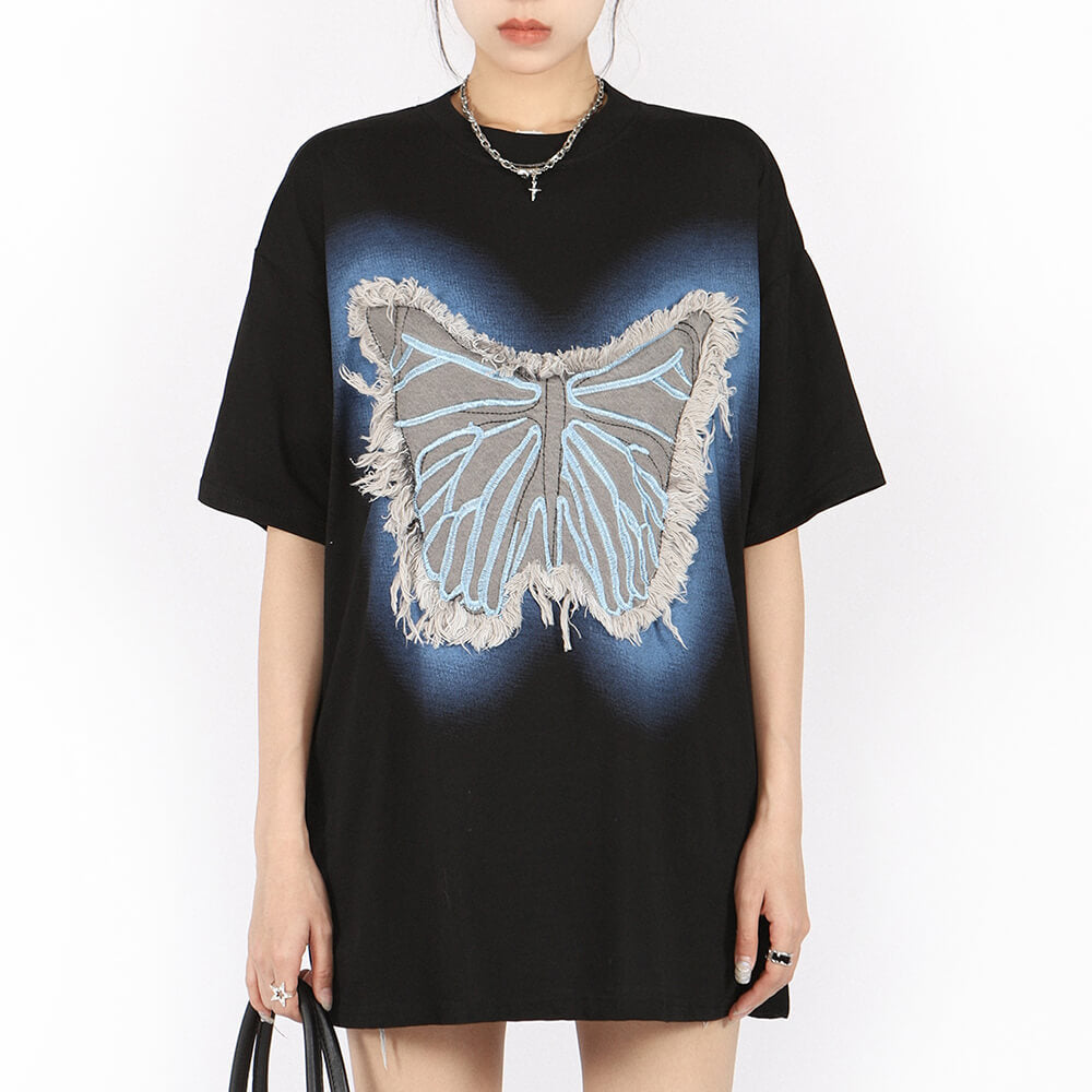 ENCHANTED BUTTERFLY OVERSIZED TEE BUTTERFLY OVERSIZED