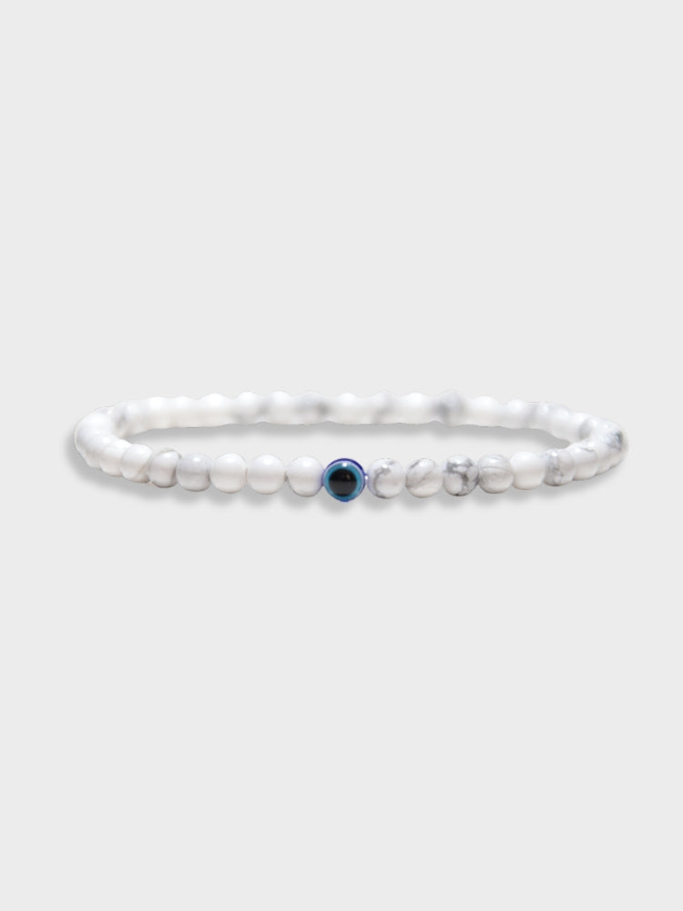 EYE DESIGN BRACELET WITH BLUE EYE BEADS