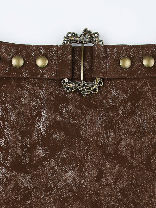 FAUX-FUR-TRIMMED MINISKIRT - SLIM FIT HIP POP STYLE