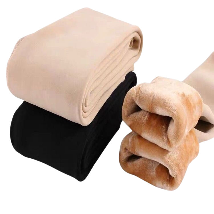 FLEECE-LINED LEGGINGS FOR WARM WINTER FLEECE COMFORT