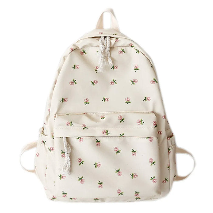 FLORAL BACKPACK FOR WOMEN AND KIDS, DURABLE DAYPACK WITH BRIGHT PATTERN