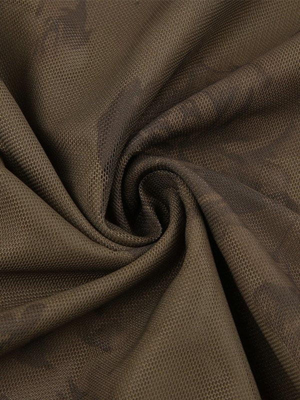 FLORAL BROWN MAXI SKIRT FOR EFFORTLESS STYLE AND COMFORT