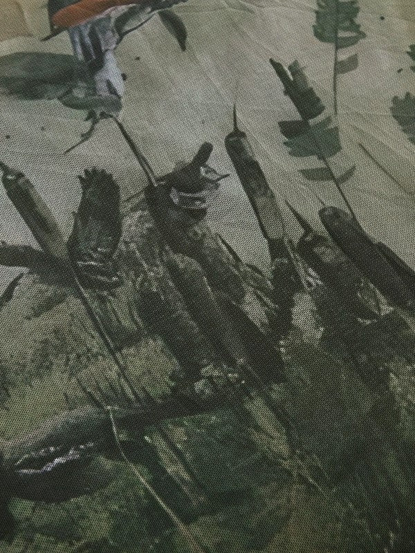 FLORAL MAXI DRESS WITH VINTAGE BOTANICAL U-NECK DESIGN