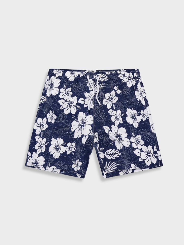 FLORAL PRINT SWIM TRUNKS FOR ULTIMATE COMFORT AND PERFECT FIT