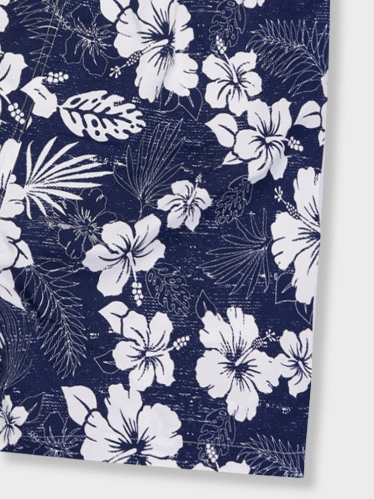 FLORAL PRINT SWIM TRUNKS FOR ULTIMATE COMFORT AND PERFECT FIT
