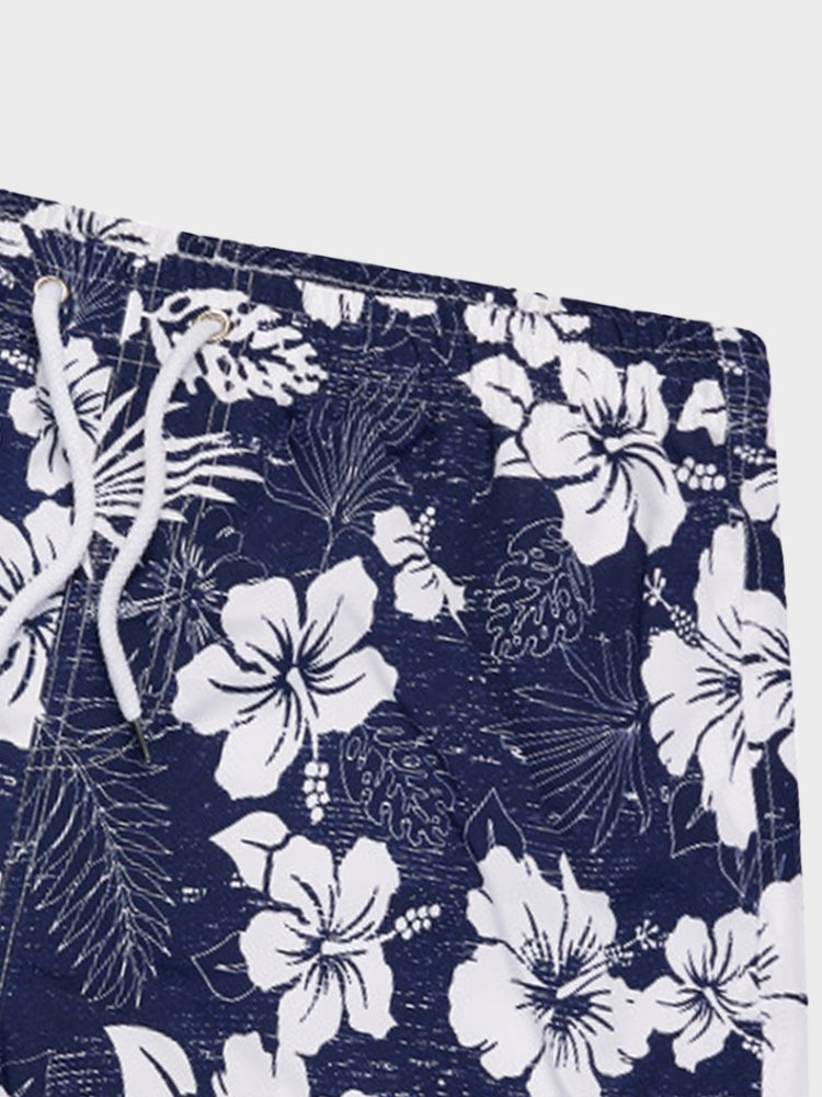FLORAL PRINT SWIM TRUNKS FOR ULTIMATE COMFORT AND PERFECT FIT
