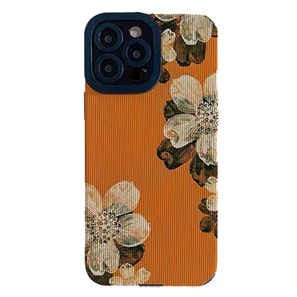 FLOWER IPHONE CASE WITH GARDENIA FLOWER PATTERN