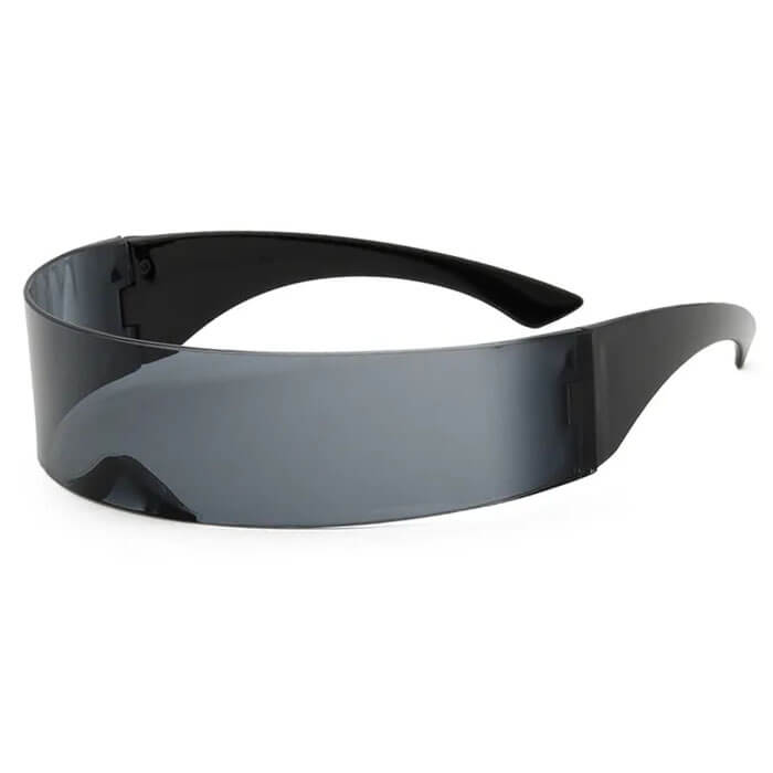 FUTURISTIC VISOR SUNGLASSES MODERN ACCESSORY FOR TECH ENTHUSIASTS