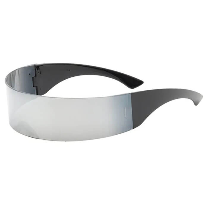 FUTURISTIC VISOR SUNGLASSES MODERN ACCESSORY FOR TECH ENTHUSIASTS
