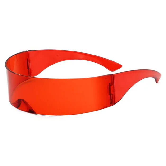 FUTURISTIC VISOR SUNGLASSES MODERN ACCESSORY FOR TECH ENTHUSIASTS