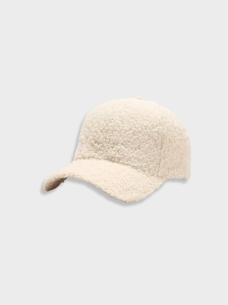 FUZZY GRAY BASEBALL CAP - CLASSIC DESIGN FOR OUTDOOR ACTIVITIES