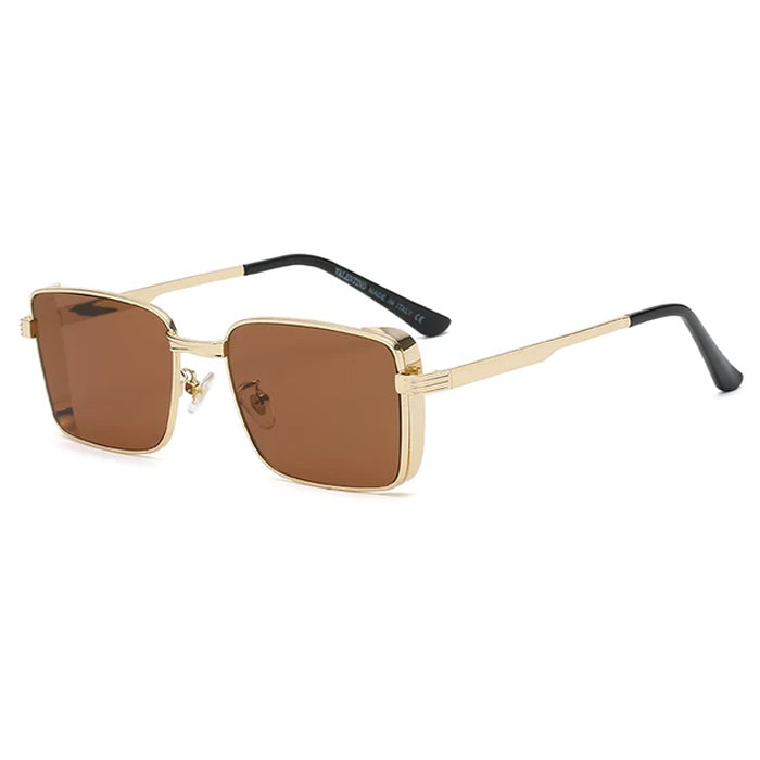 GOLD FRAME STATEMENT SUNGLASSES