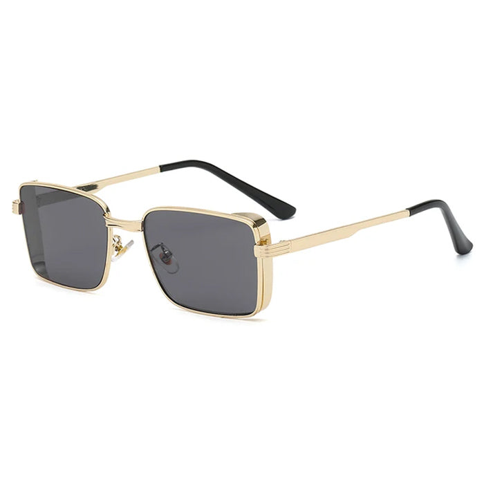 GOLD FRAME STATEMENT SUNGLASSES