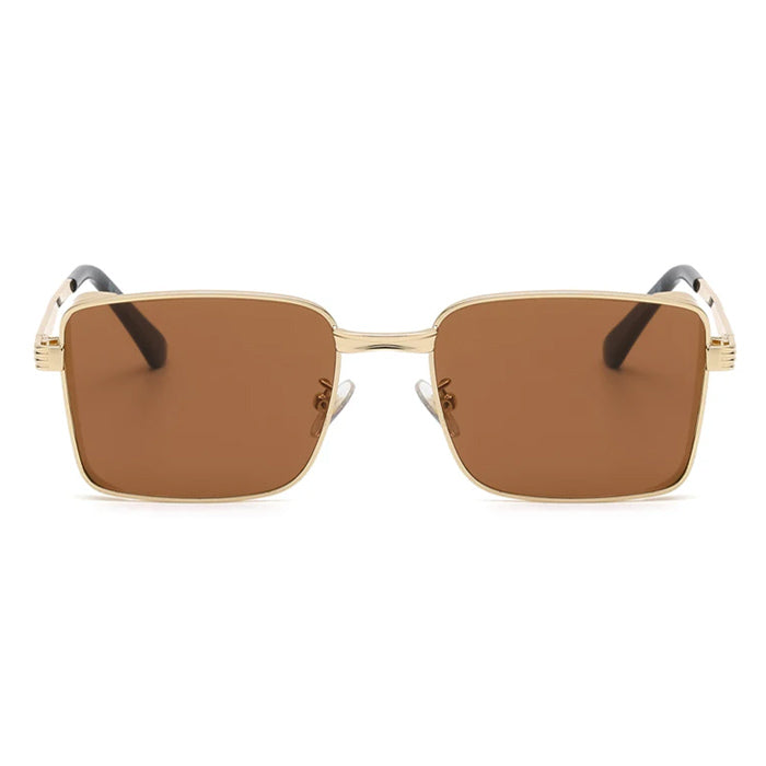 GOLD FRAME STATEMENT SUNGLASSES