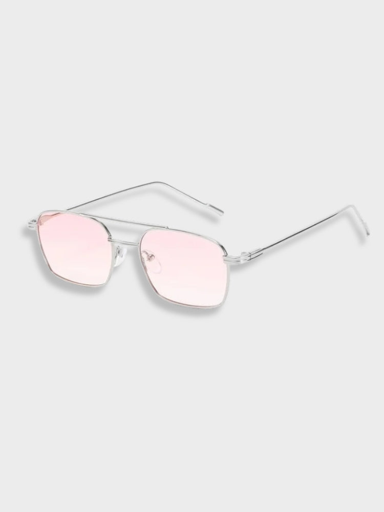 GOLD-FRAMED PILOT GLASSES AMBRI WITH YELLOW LENSES FOR AVIATION ENTHUSIASTS