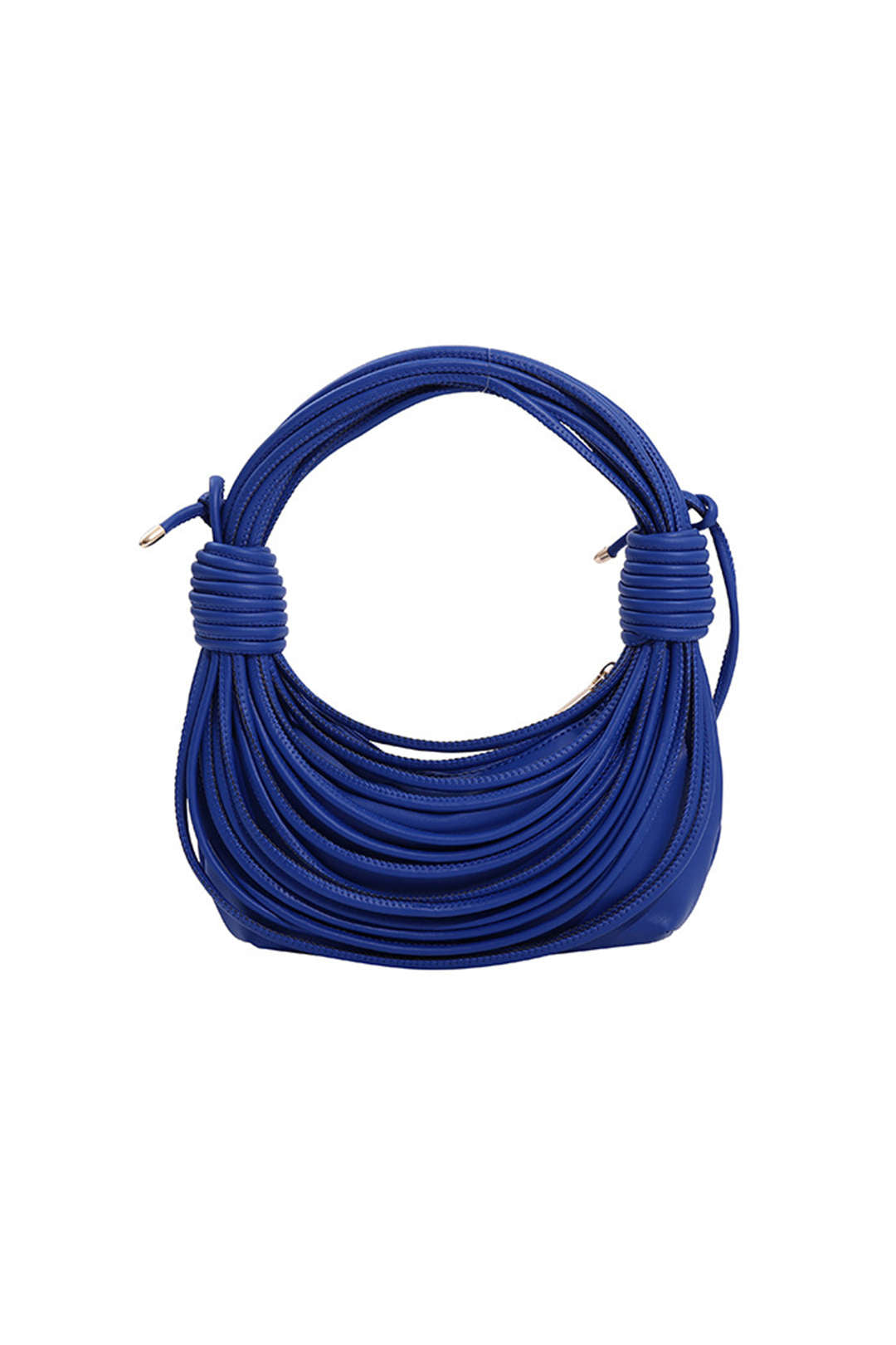 GOLD KNOTTED-HANDLE HANDBAG WITH ELEGANT DESIGN AND VERSATILE