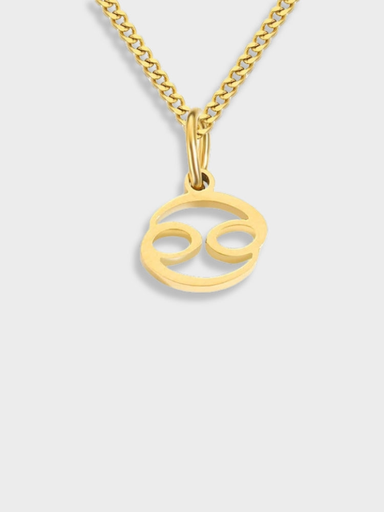 GOLD SCORPIO PENDANT NECKLACE