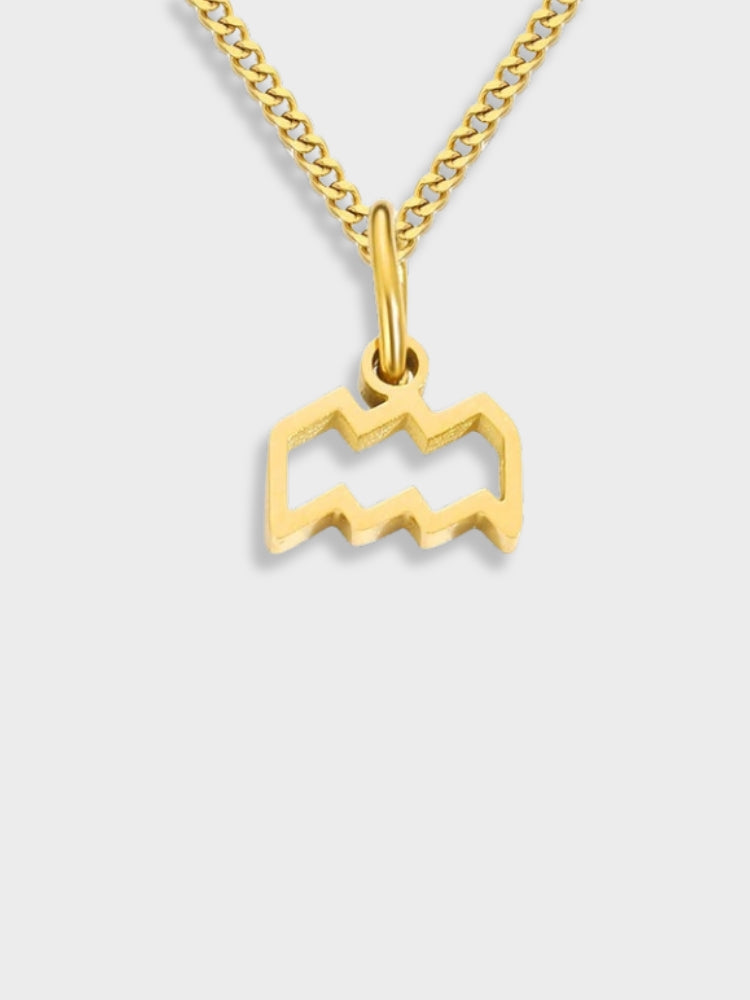 GOLD SCORPIO PENDANT NECKLACE