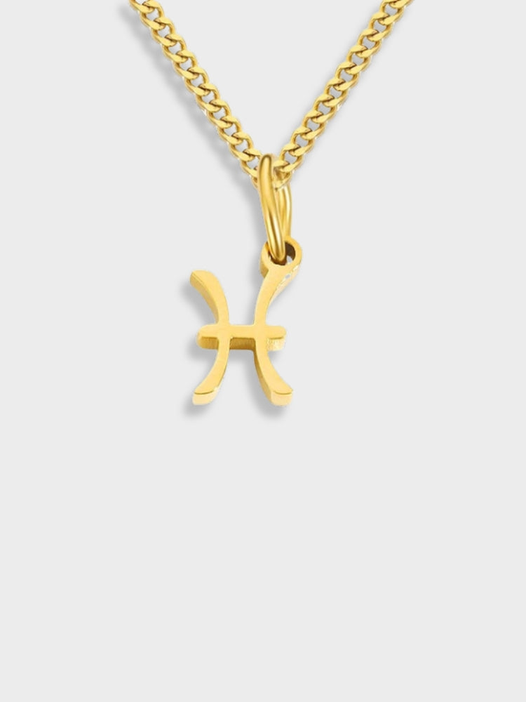 GOLD SCORPIO PENDANT NECKLACE
