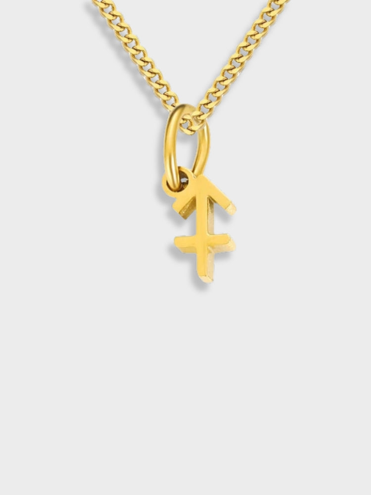 GOLD SCORPIO PENDANT NECKLACE