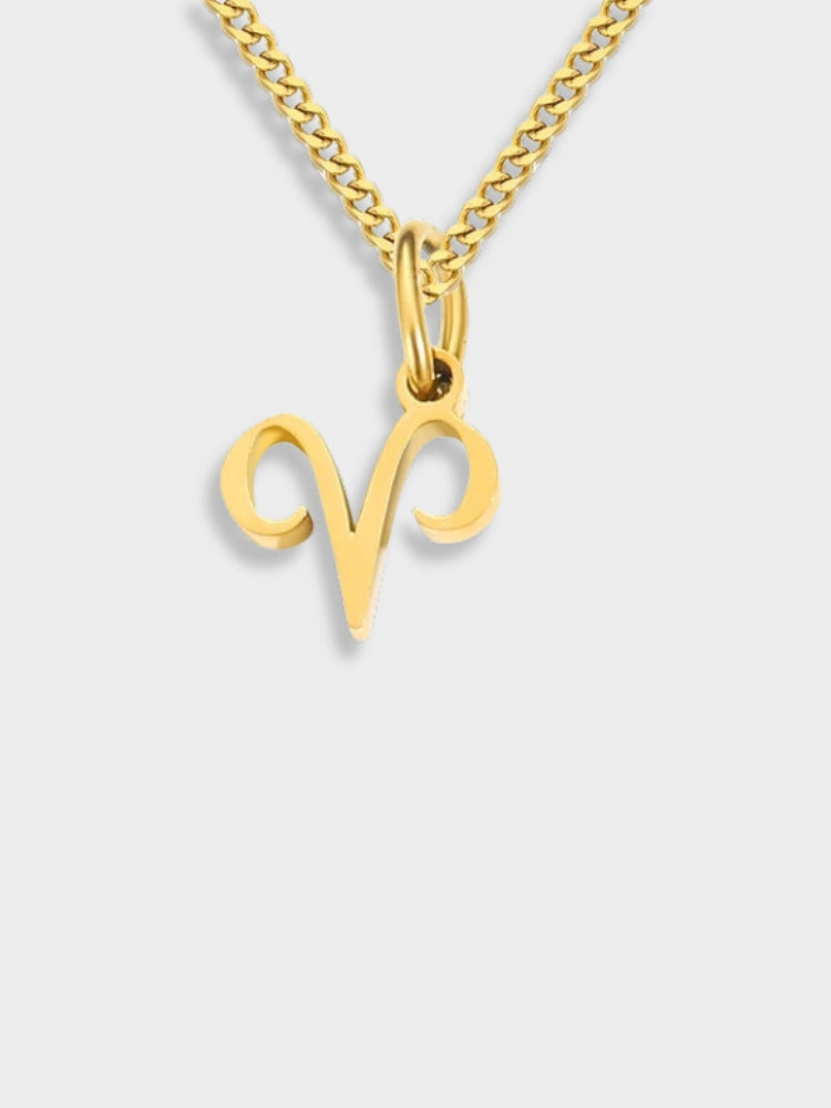 GOLD SCORPIO PENDANT NECKLACE