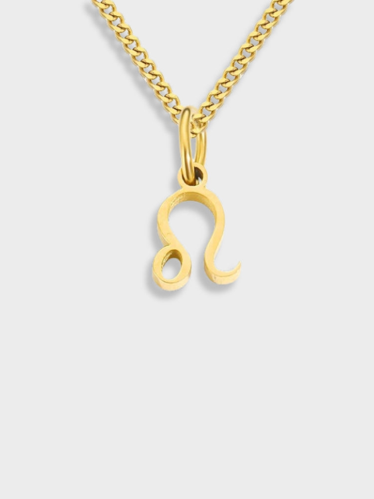 GOLD SCORPIO PENDANT NECKLACE