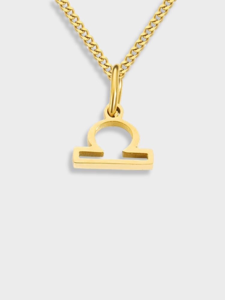 GOLD SCORPIO PENDANT NECKLACE