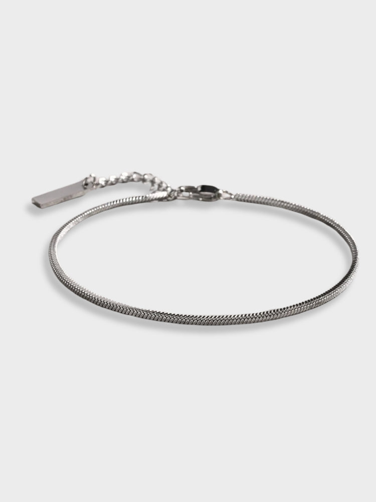 GOLD SNAKE ELEGANT BRACELET WITH SQUARE SNAKE DESIGN