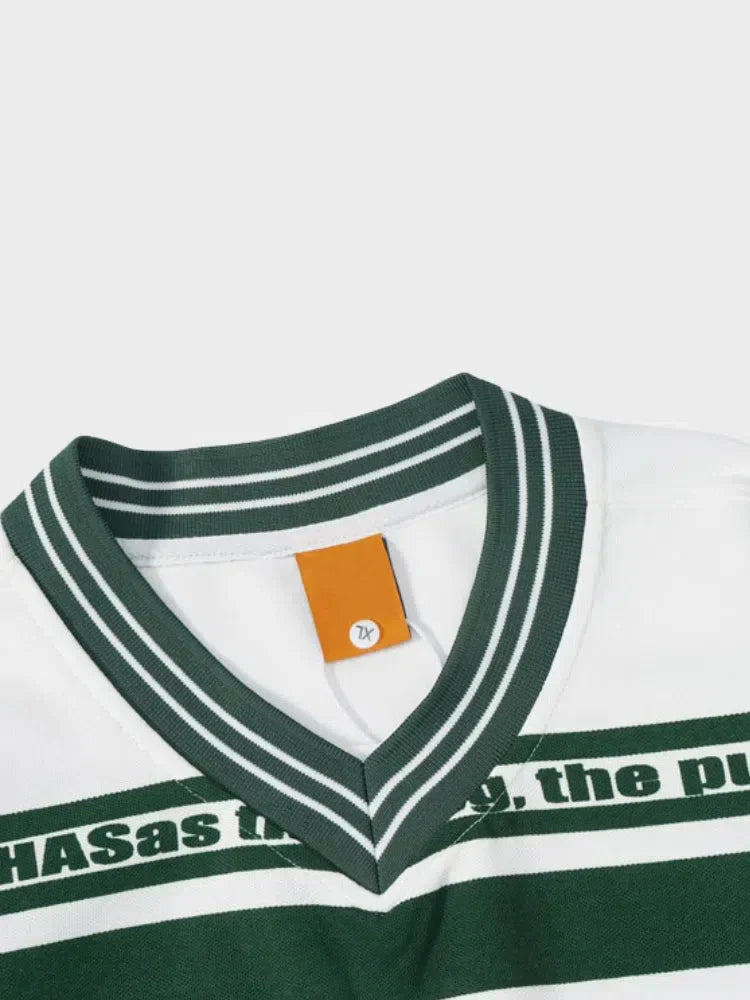 GRAPHIC LONG SLEEVE SHIRT IN WHITE AND GREEN FOR STREETWEAR STYLE