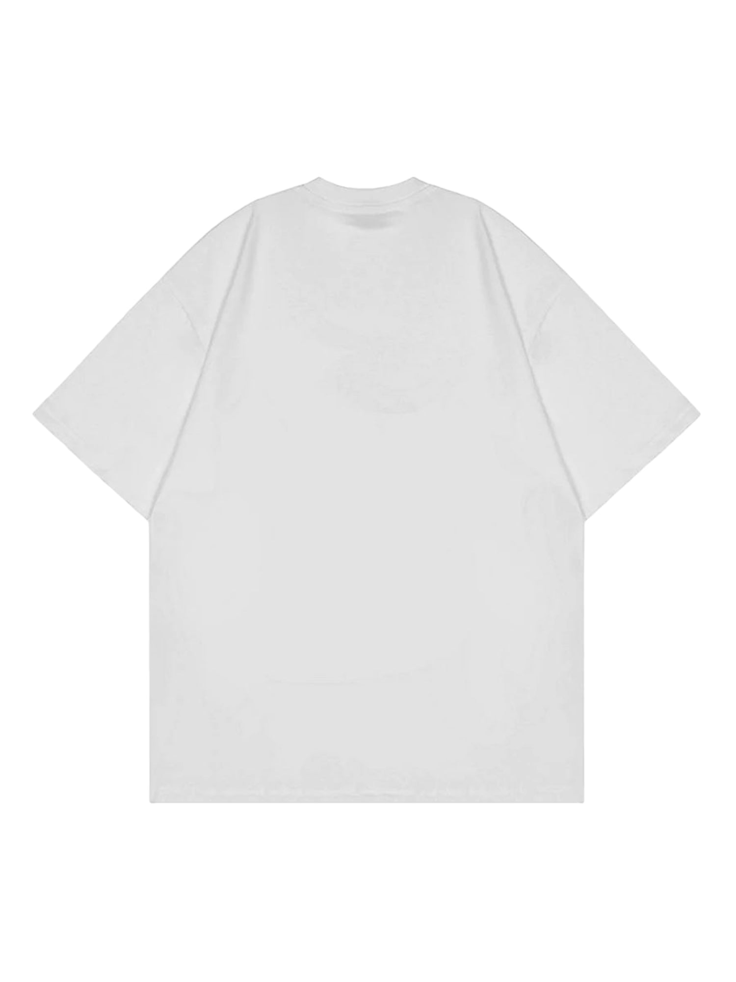 GRAPHIC PRINT BLACK T-SHIRT WITH HEAD PRINT FOR HIP HOP STYLE