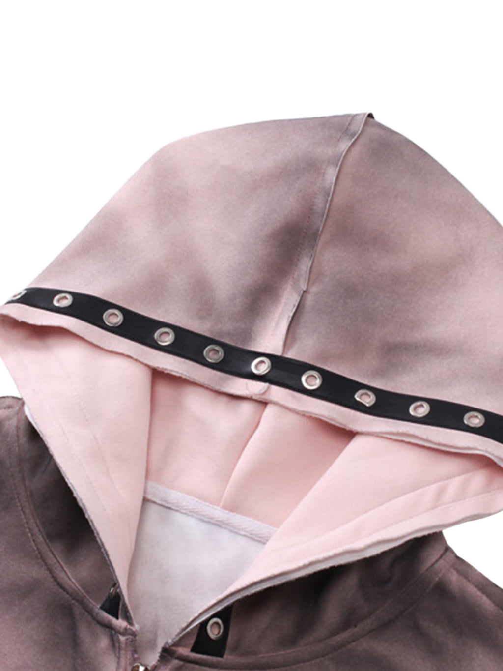 GRAPHIC-PRINT ZIP-UP HOODIE WITH WASTELAND STYLE DISTRESSED DESIGN