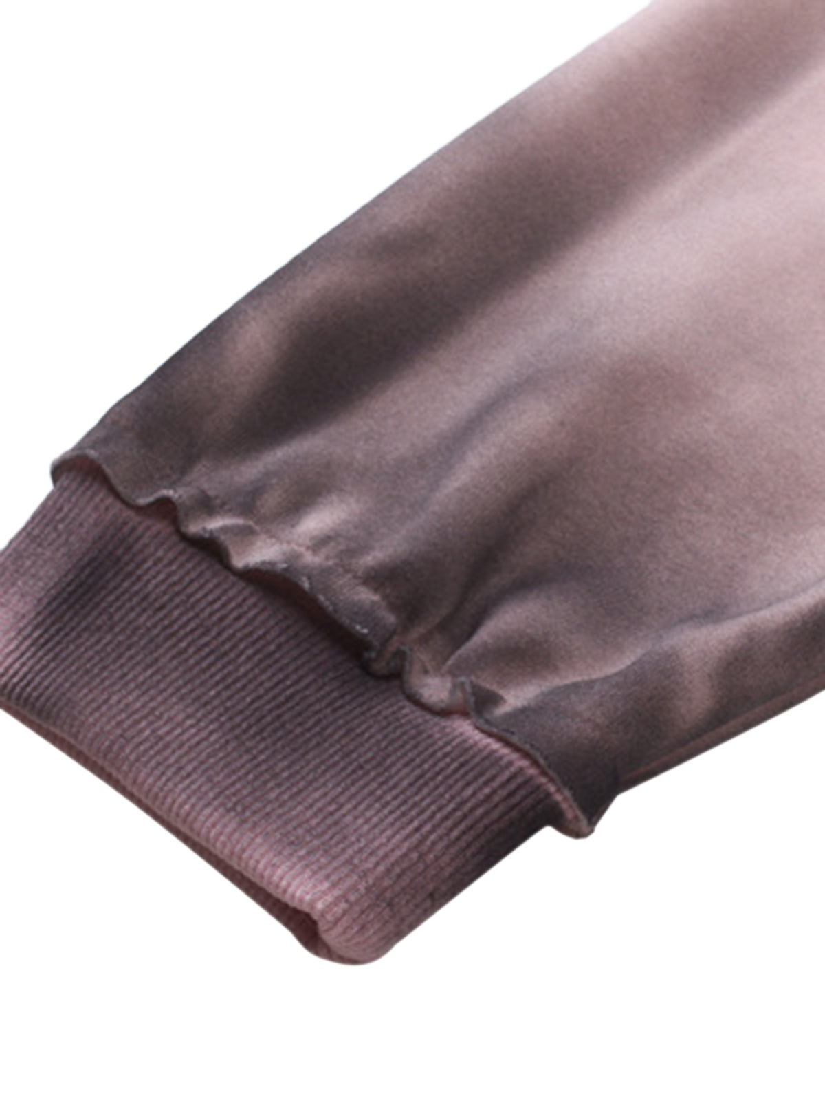 GRAPHIC-PRINT ZIP-UP HOODIE WITH WASTELAND STYLE DISTRESSED DESIGN