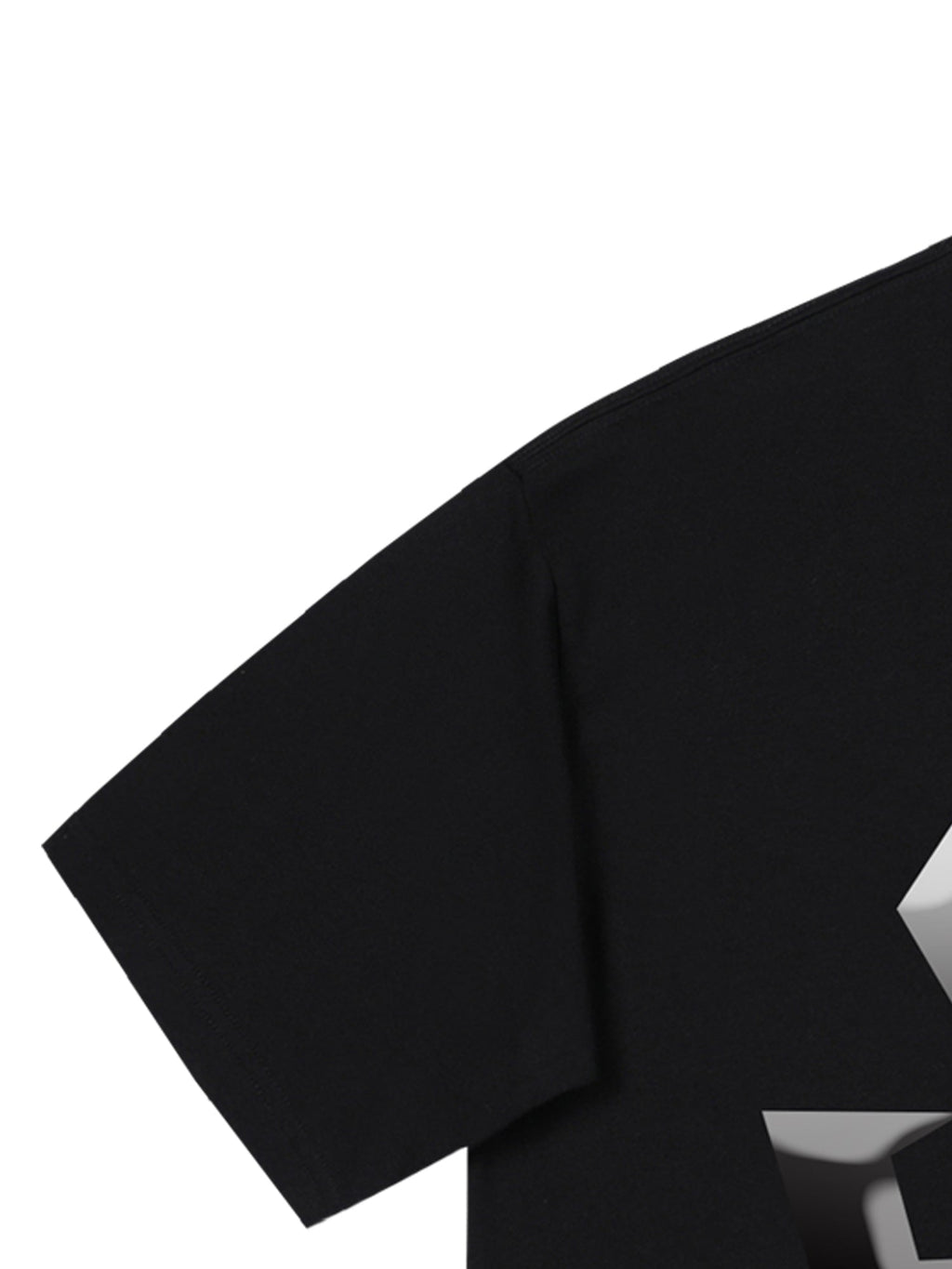 GRAPHIC T-SHIRT WITH LOGO PRINT AND ROUND COLLAR