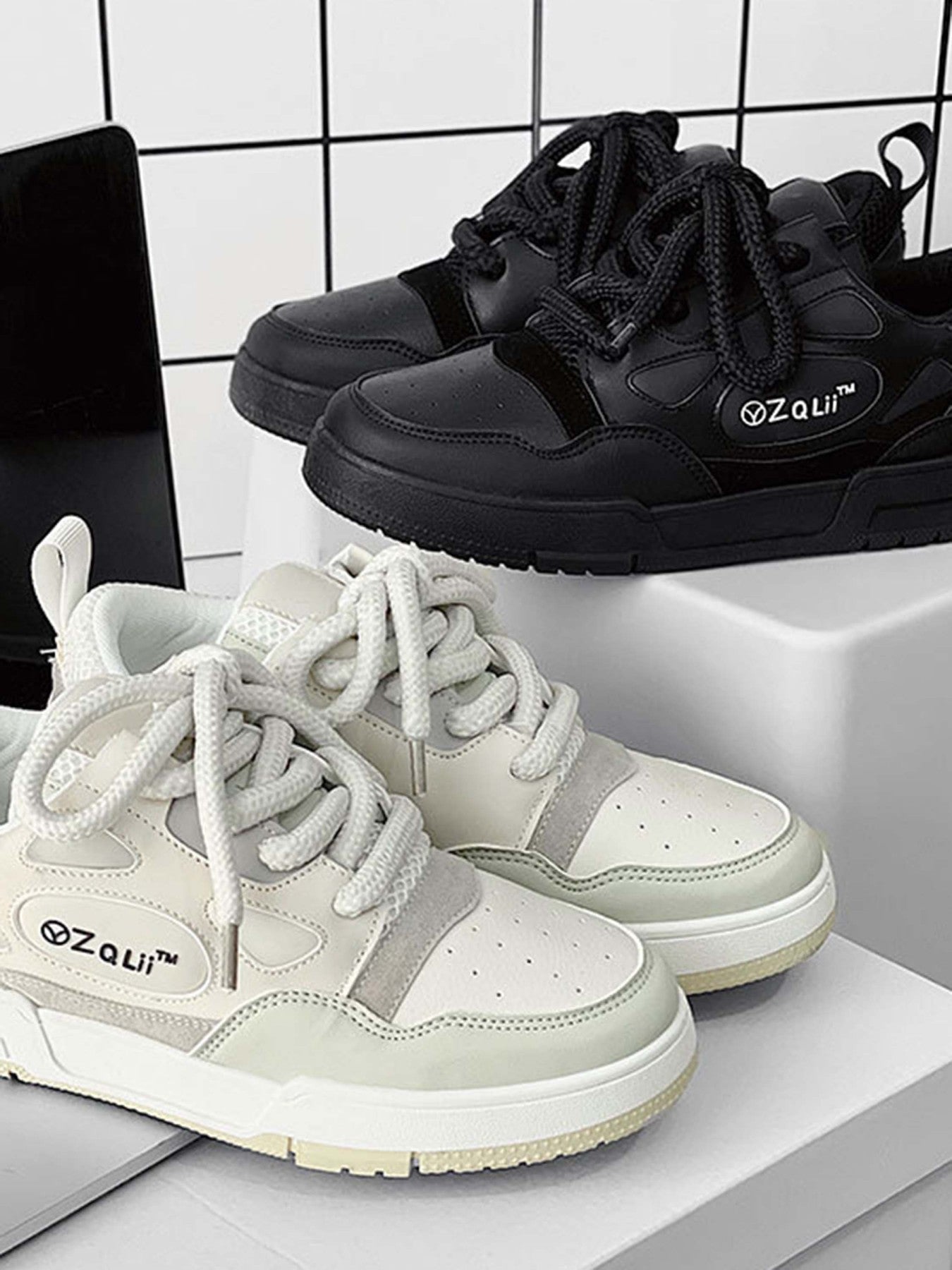 GRAY AND WHITE SNEAKERS FOR ACTIVE WEAR AND EVERYDAY