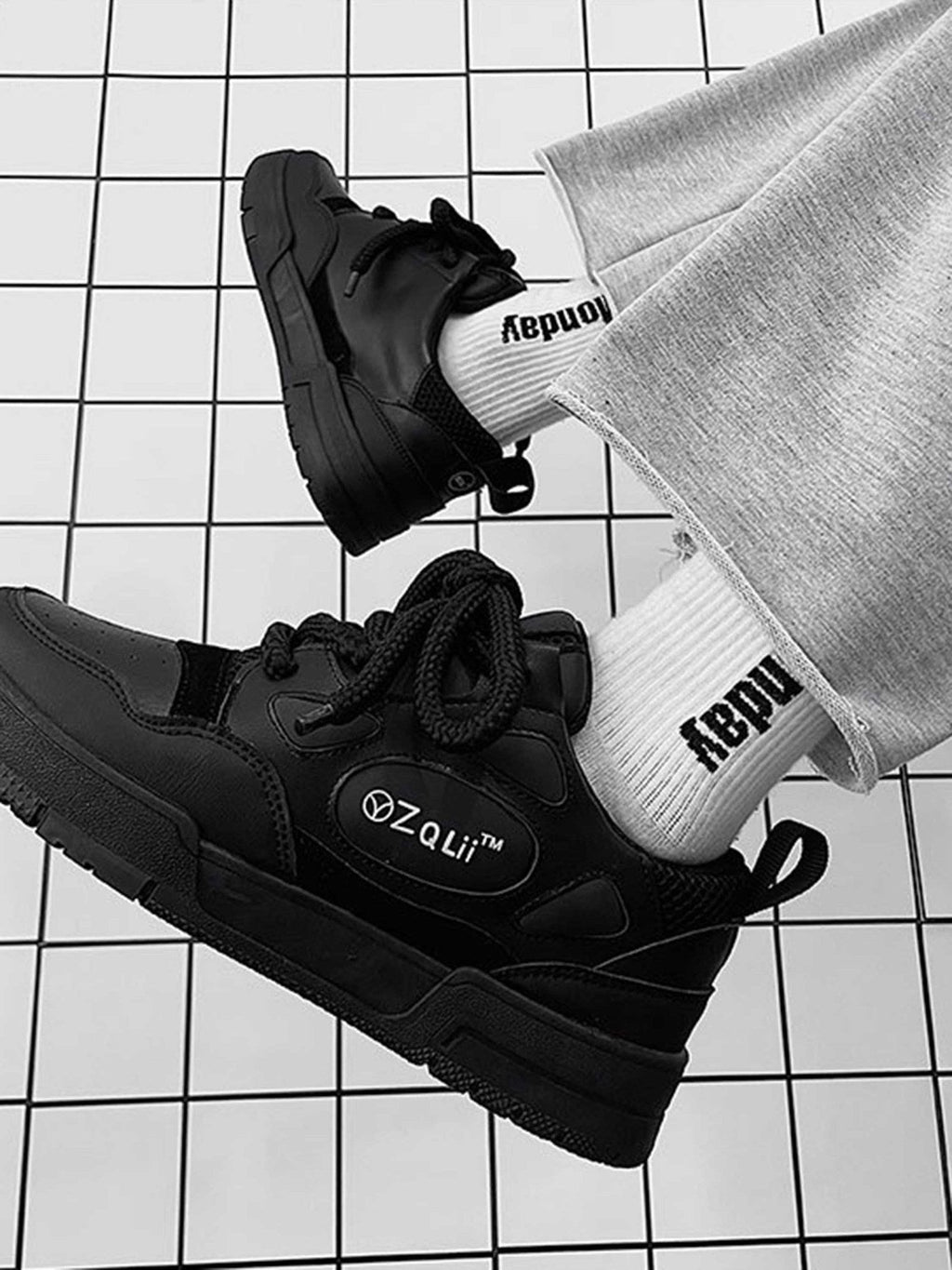 GRAY AND WHITE SNEAKERS FOR ACTIVE WEAR AND EVERYDAY