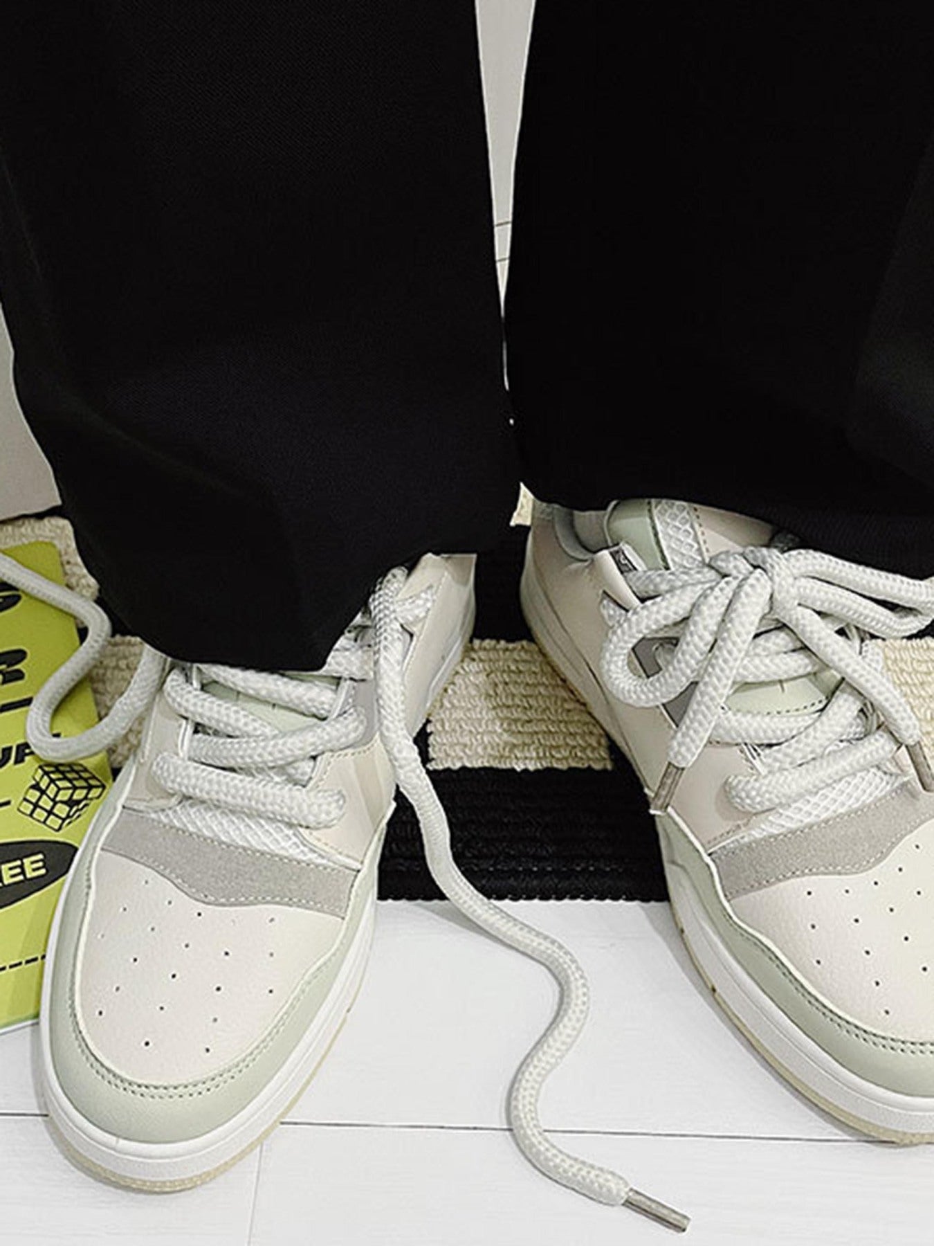 GRAY AND WHITE SNEAKERS FOR ACTIVE WEAR AND EVERYDAY