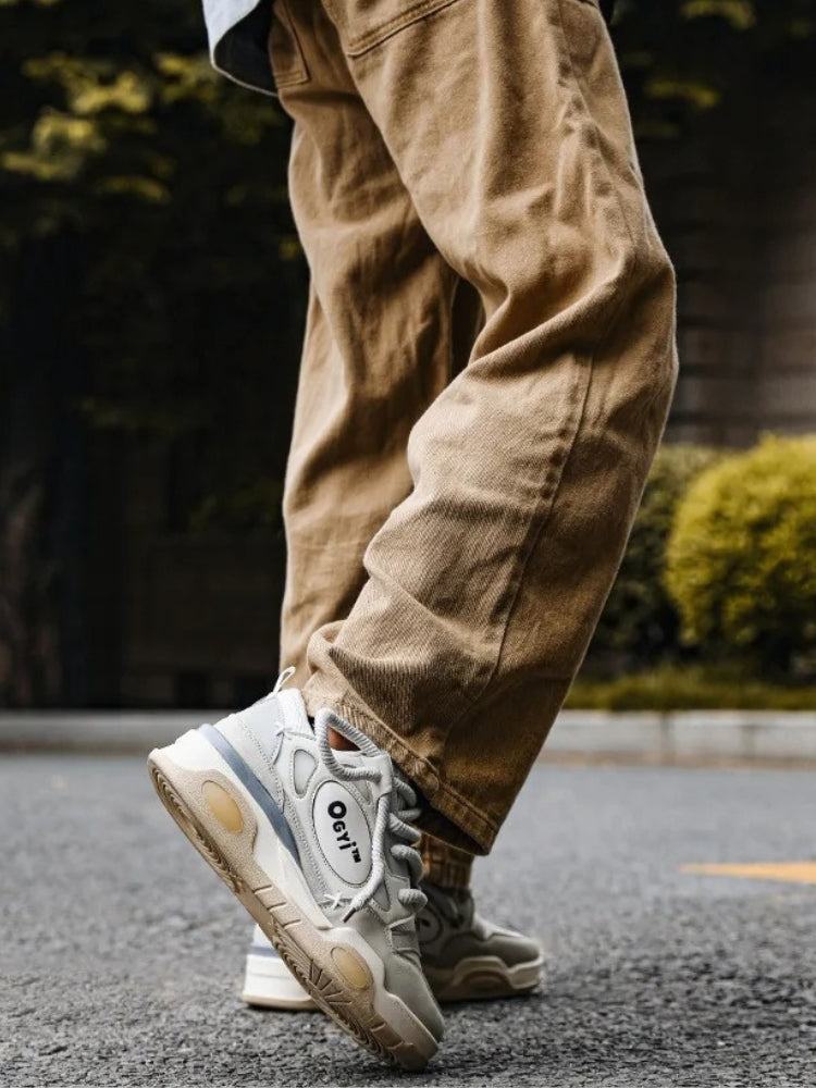 GRAY AND WHITE UNISEX SPORTS SHOES - VERSATILE FOOTWEAR FOR ALL