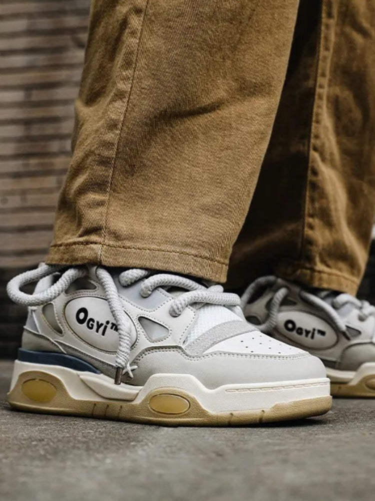 GRAY AND WHITE UNISEX SPORTS SHOES - VERSATILE FOOTWEAR FOR ALL